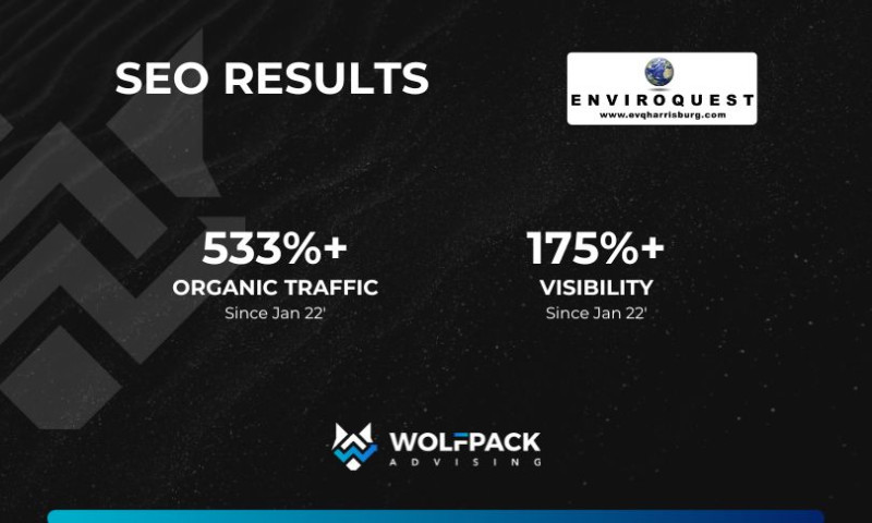 533% Increase in Organic Traffic