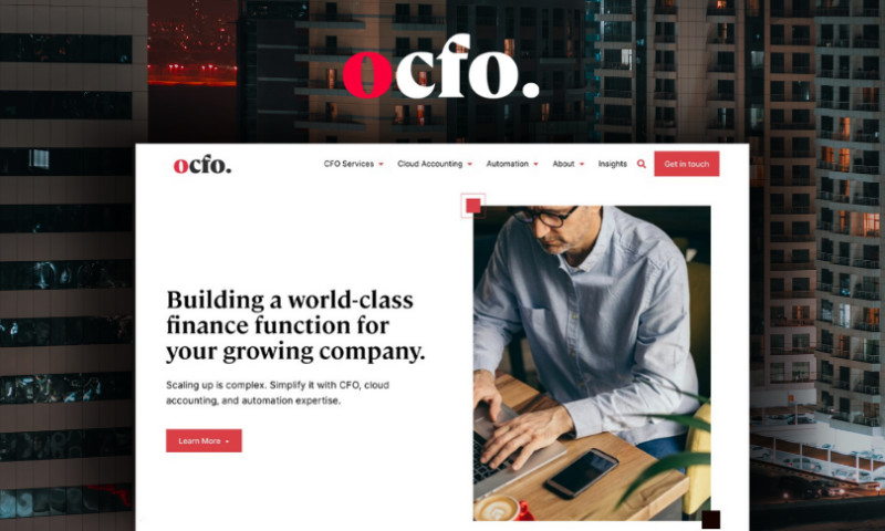 Web Redesign for a Financial Management Site