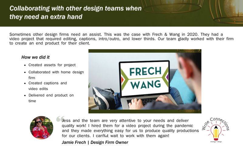 Write Connections - Case Study