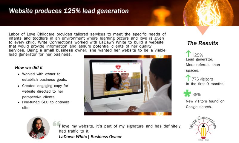 Labor of Love Childcare - Case Study