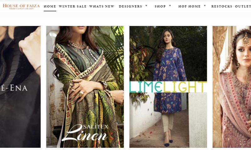 House of Faiza - Ecommerce Store