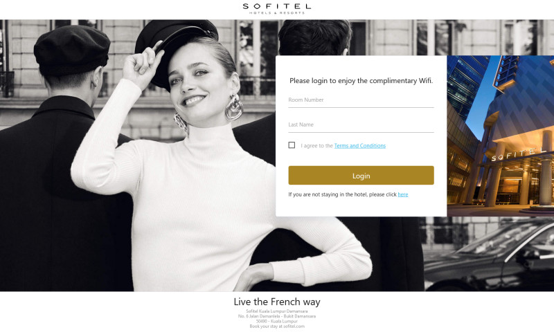 Sofitel Captiveportal
