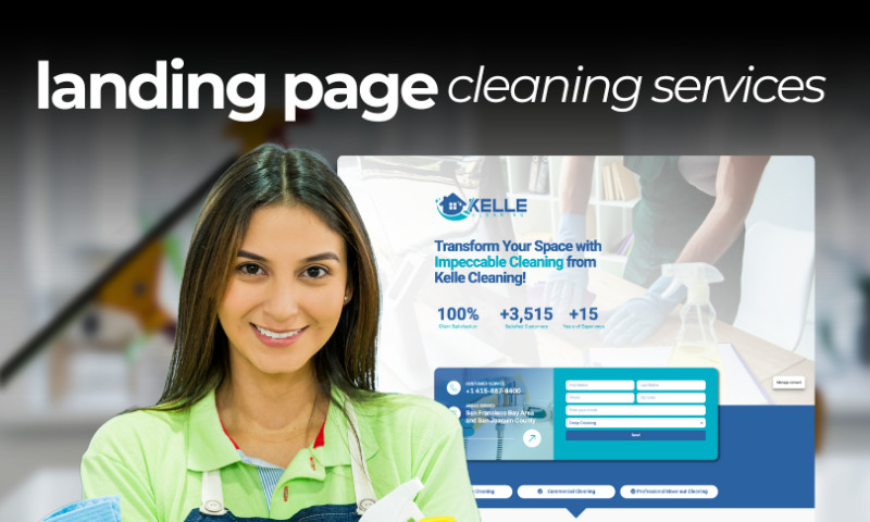 Landing Page I Kelle Cleaning