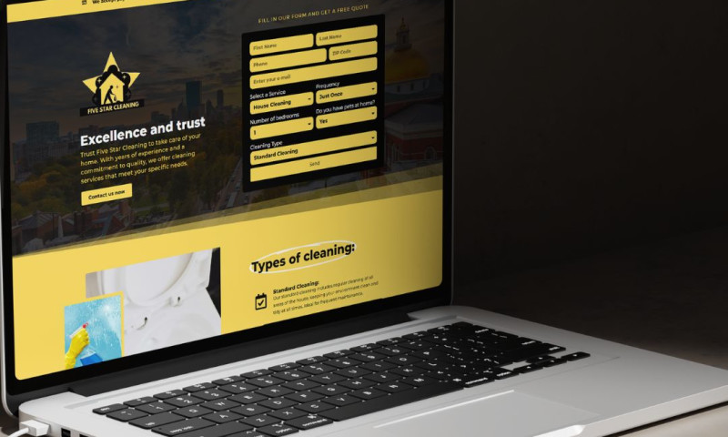 Landing Page I Five Star Cleaning
