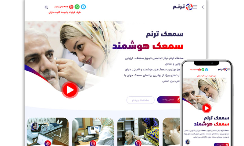 Web Design For TARANOM HEARING AID PRESCRIPTION CENTER