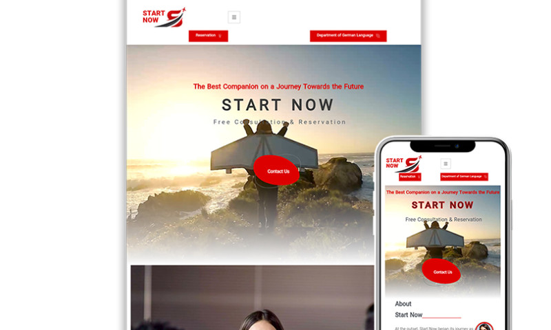 Web Design For START NOW IMMIGRATION INSTITUTE