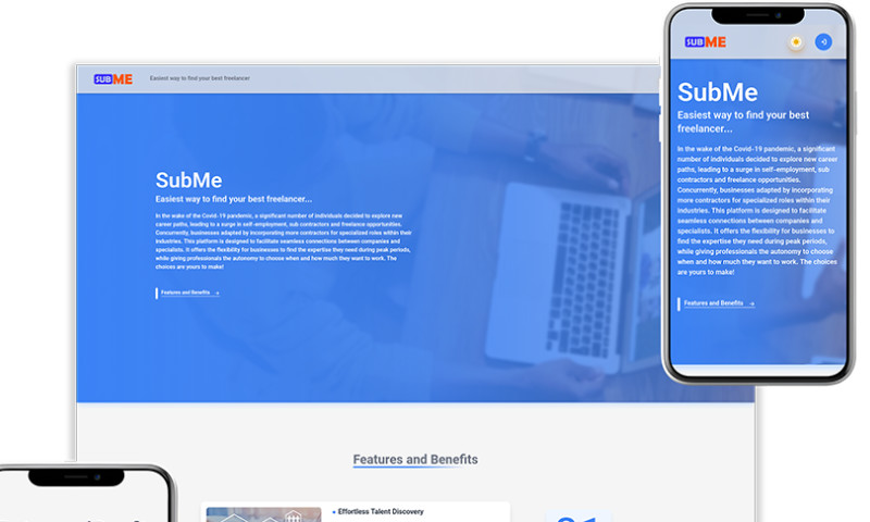 Web Design For SUBME