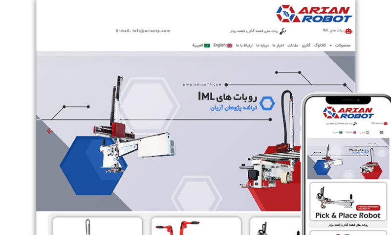 Web Design For ARIAN TP